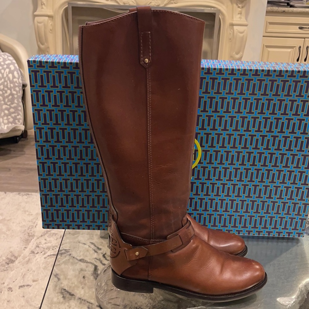 Tory Burch Derby Riding Boot